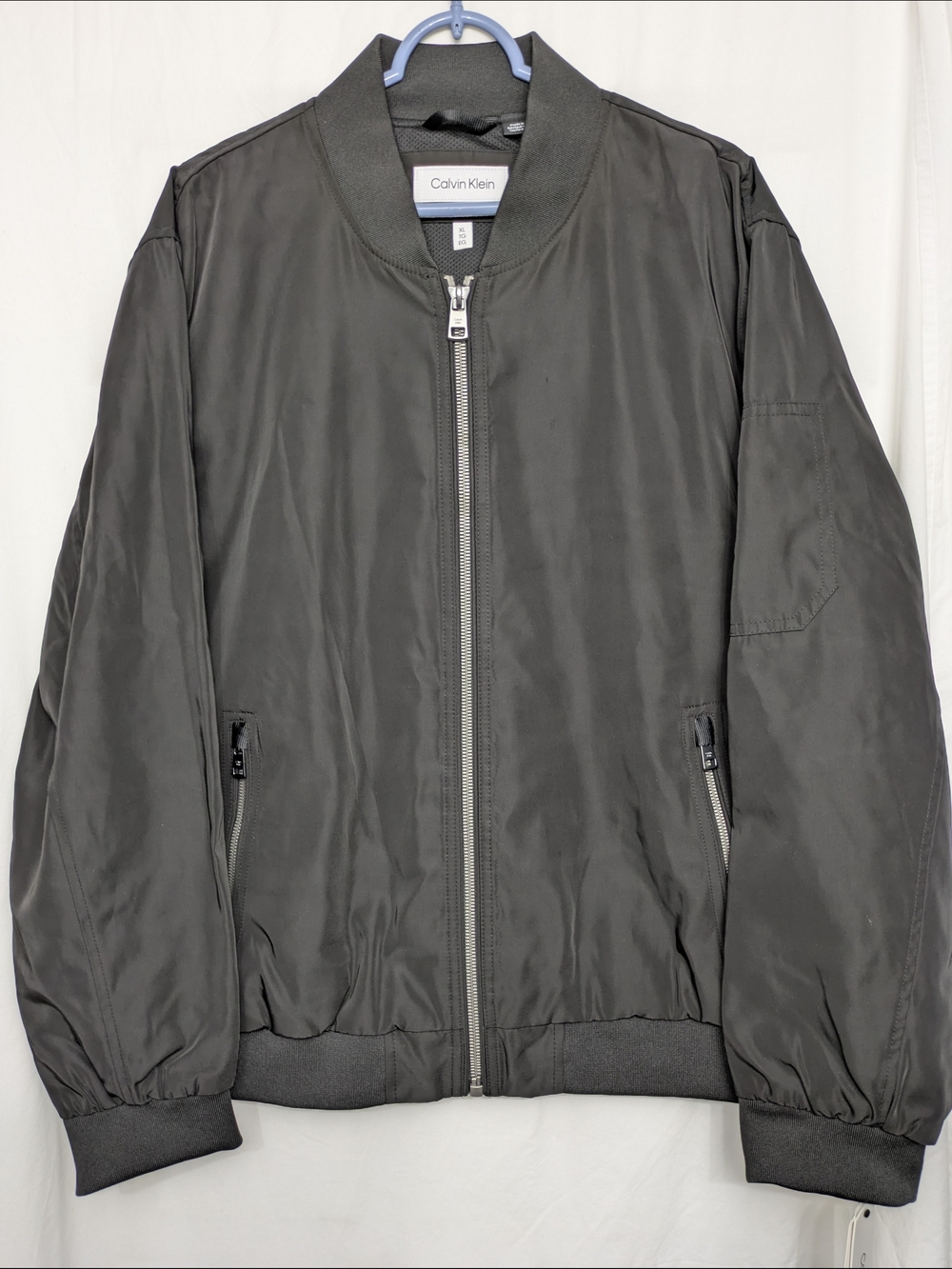 Calvin Klein Men's Black Bomber Jacket